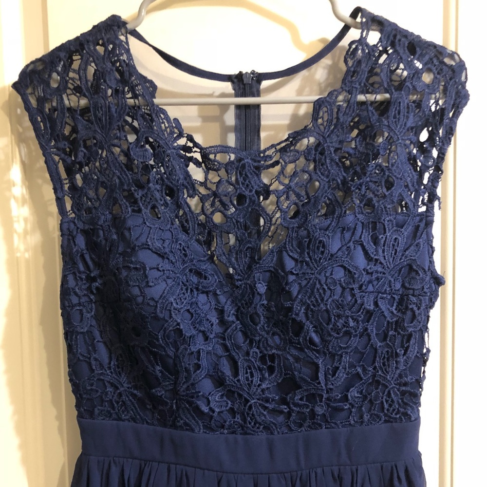 Navy bridesmaids dress
